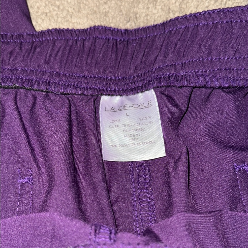 Lauderdale Purple scrub pants